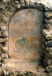 Enhanced image of niche in nymphaeum, below