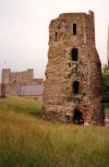 Pharos and Dover Castle. Octagonal top built in later times