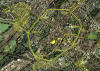 Canterbury plan overlaid on aerial image